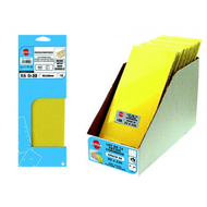 PATIN NON PERFORES 93X230 GR40 CORINDON JAUNE - LOT DE 12 PATIN NON PERFORES 93X230 GR40 CORINDON JAUNE - LOT DE 12